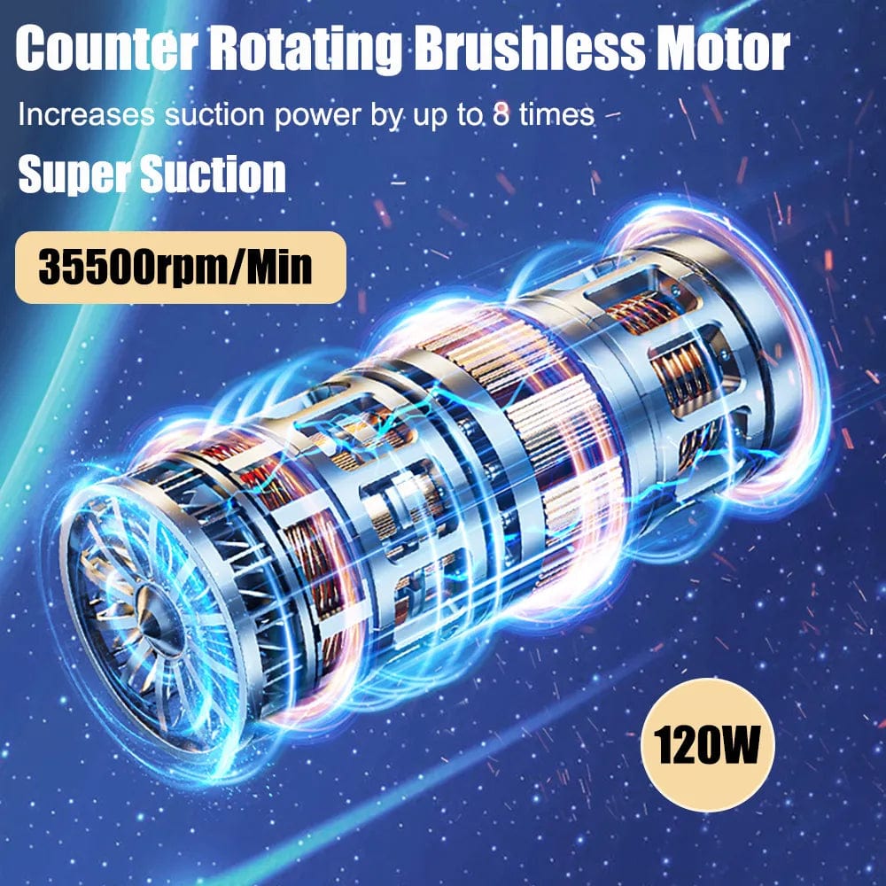 BowLift | Cordless Car Vacuum Cleaner Portable Suction
