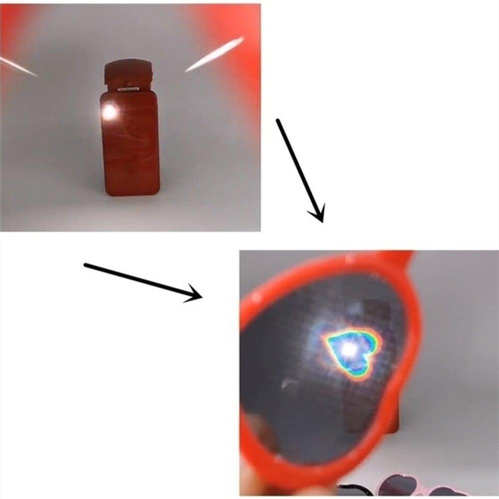 BowLift | Heart-shaped diffractive glasses