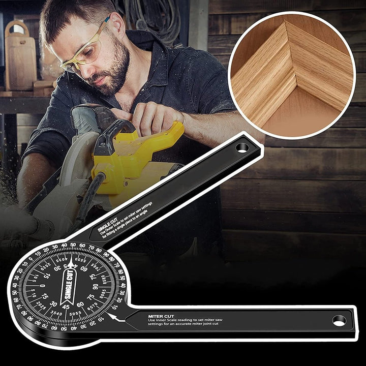 BowLift | CORNERWISE – Laser Engraved Miter Saw Corner Measuring Tool for Accurate Cuts