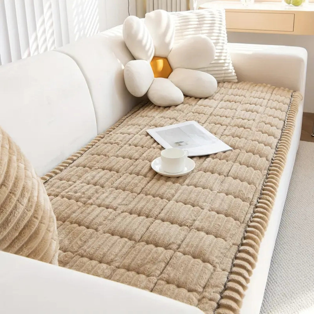 BowLift | Flannel Sofa Cover Quilted Design