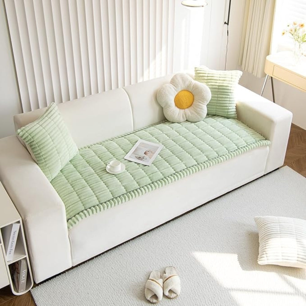 BowLift | Flannel Sofa Cover Quilted Design