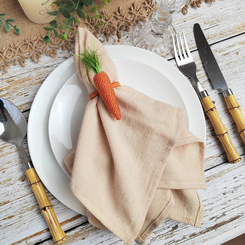 Cotton Cloth Napkins Set of 10 Solid Color Table Napkins Decoration | Bowlift