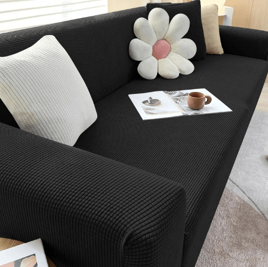 BowLift | SNUGJACQ – Soft Jacquard Sofa Cover with Non-Slip Fit