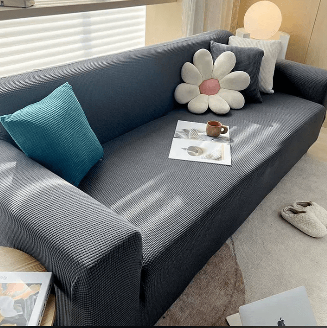 BowLift | SNUGJACQ – Soft Jacquard Sofa Cover with Non-Slip Fit