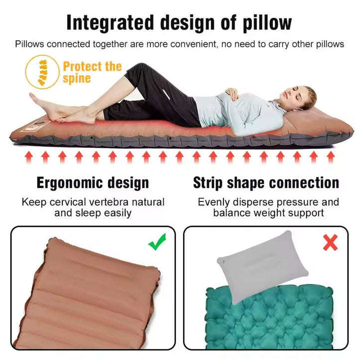CoziVixy Self-inflating Sleeping Mat 10 cm | Bowlift