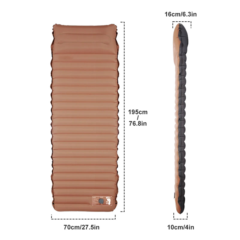 CoziVixy Self-inflating Sleeping Mat 10 cm | Bowlift