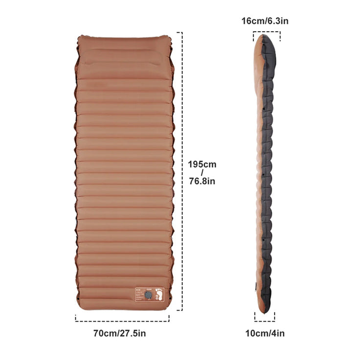 CoziVixy Self-inflating Sleeping Mat 10 cm | Bowlift