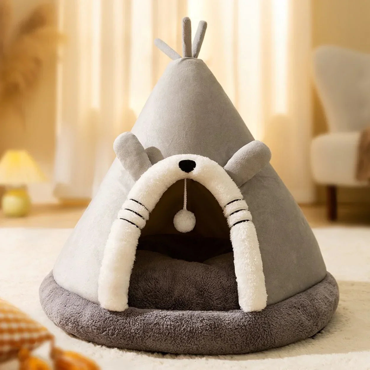 BowLift | Cat Bed Indoor Warm Plush Tent House
