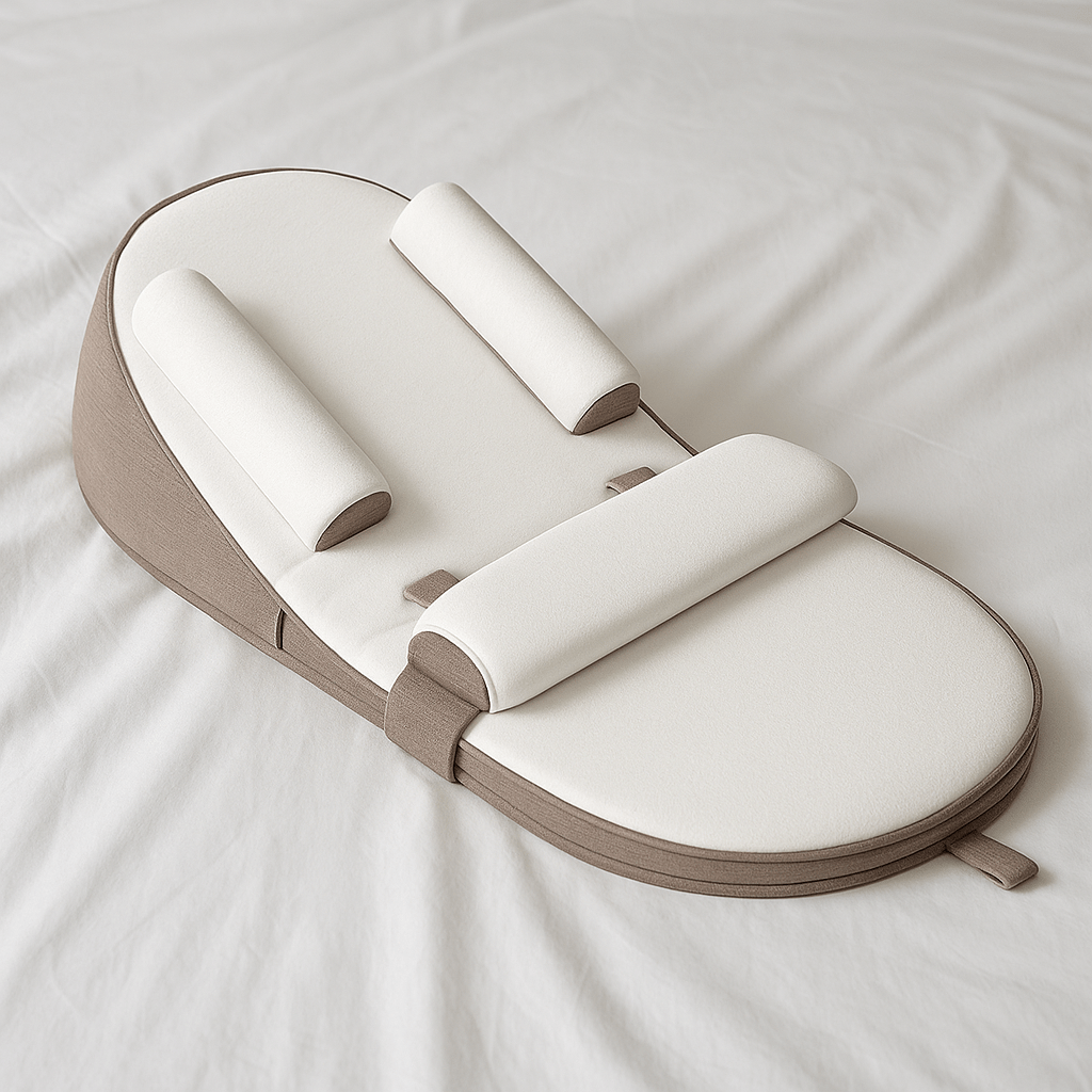 BowLift | CozyCradle Pillow – Side Sleeper Support with Anti-Reflux Incline for Newborns