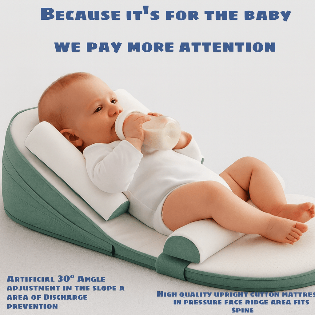 BowLift | CozyCradle Pillow – Side Sleeper Support with Anti-Reflux Incline for Newborns