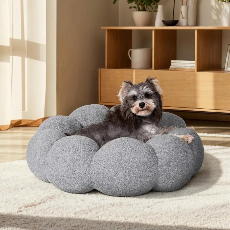 CozyFlower• Calming Cuddler for Dogs - Dog Bed - BowLift