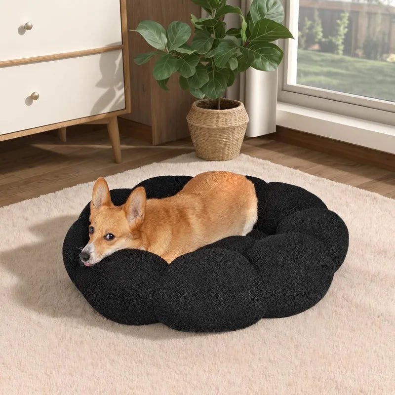 CozyFlower• Calming Cuddler for Dogs - Dog Bed - BowLift