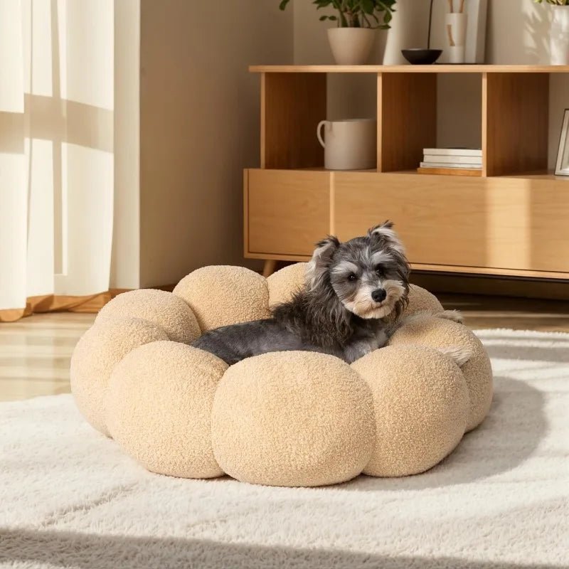 CozyFlower• Calming Cuddler for Dogs - Dog Bed - BowLift