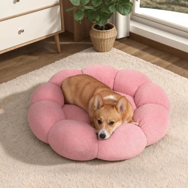 CozyFlower• Calming Cuddler for Dogs - Dog Bed - BowLift