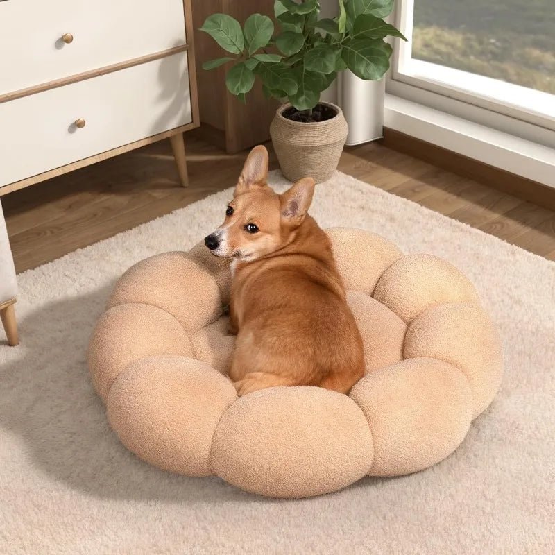 CozyFlower• Calming Cuddler for Dogs - Dog Bed - BowLift