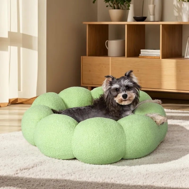 CozyFlower• Calming Cuddler for Dogs - Dog Bed - BowLift