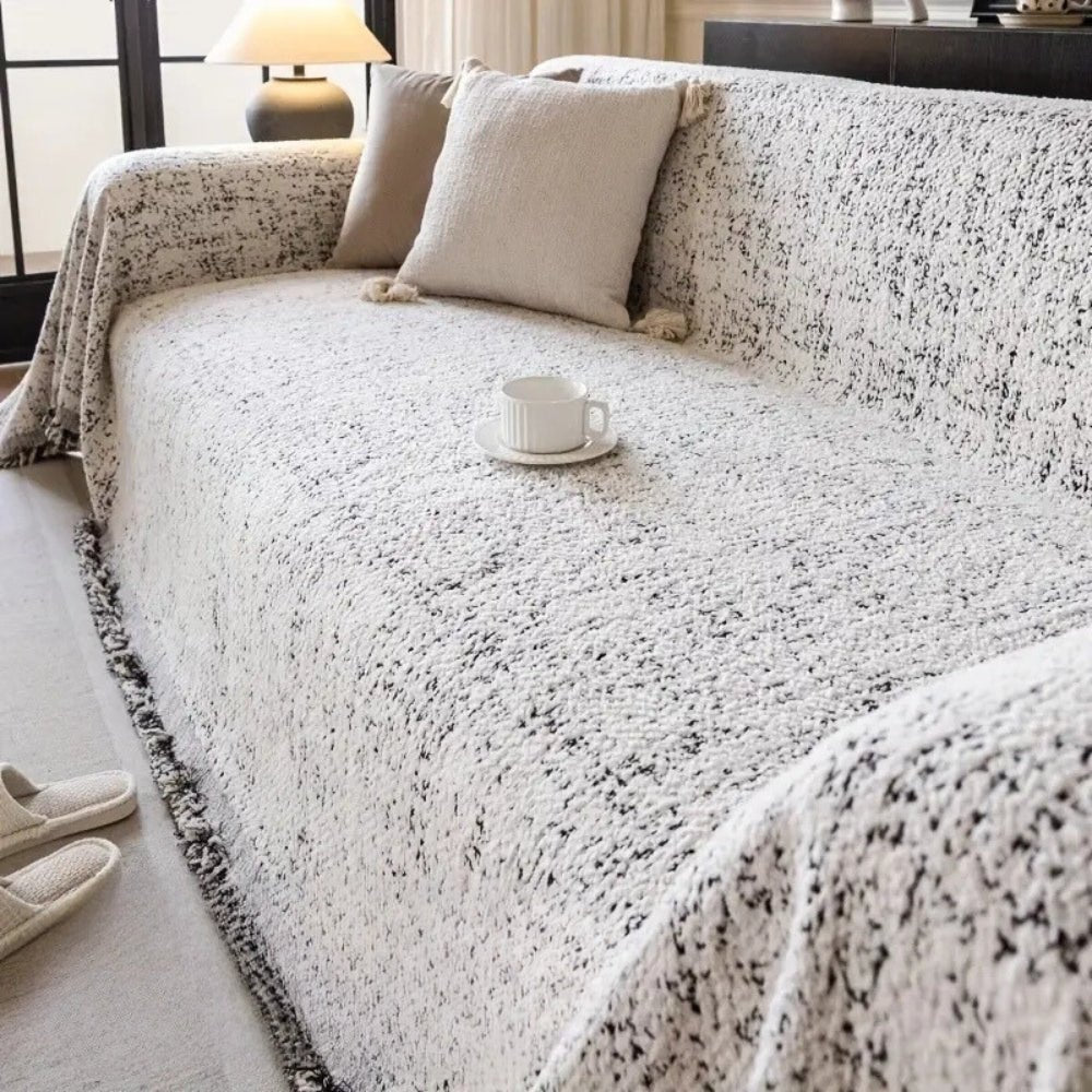 BowLift | CozyNest – Reversible Microfiber Sofa Cover, Non-Slip and Easy Care