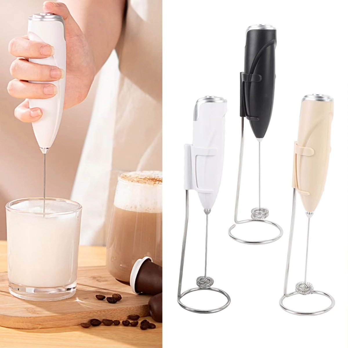 BowLift | CreamCraft – Electric Milk Frother & Egg Whisk for Coffee and Kitchen