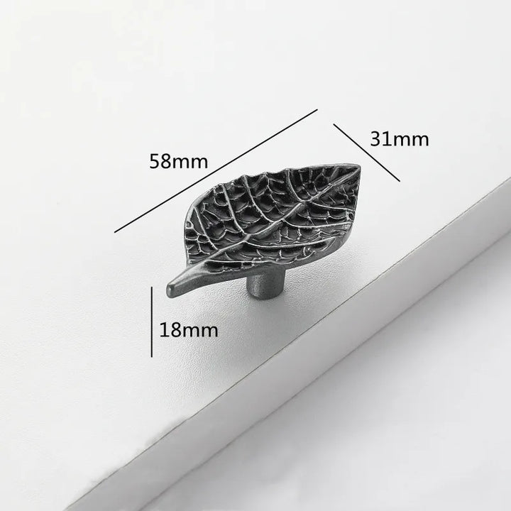 Creative Tree Branch & Leaf Cabinet Knob Furniture Drawer Handle Pull | Bowlift