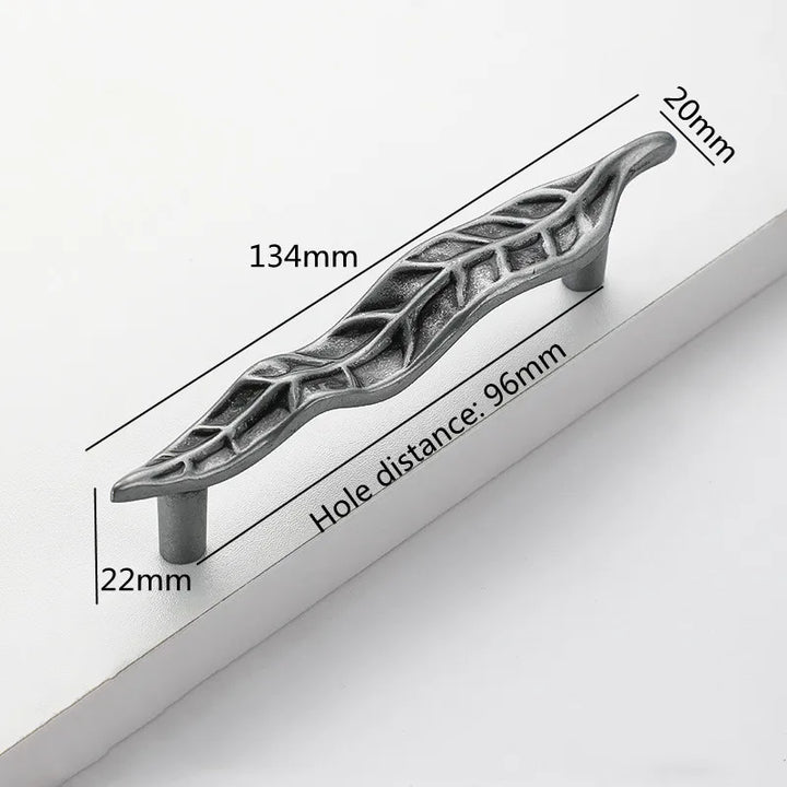 Creative Tree Branch & Leaf Cabinet Knob Furniture Drawer Handle Pull | Bowlift