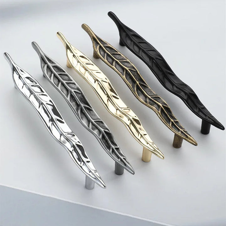 Creative Tree Branch & Leaf Cabinet Knob Furniture Drawer Handle Pull | Bowlift