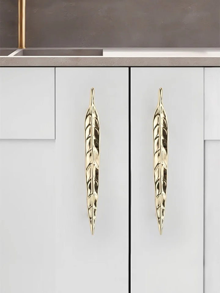 Creative Tree Branch & Leaf Cabinet Knob Furniture Drawer Handle Pull | Bowlift