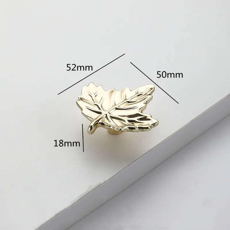 Creative Tree Branch & Leaf Cabinet Knob Furniture Drawer Handle Pull | Bowlift