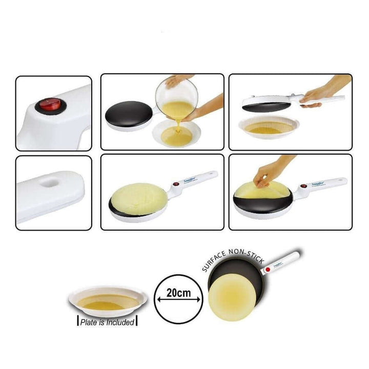CrepeMaster - Elektrische Crêpe Maker voor Koken Bowlift