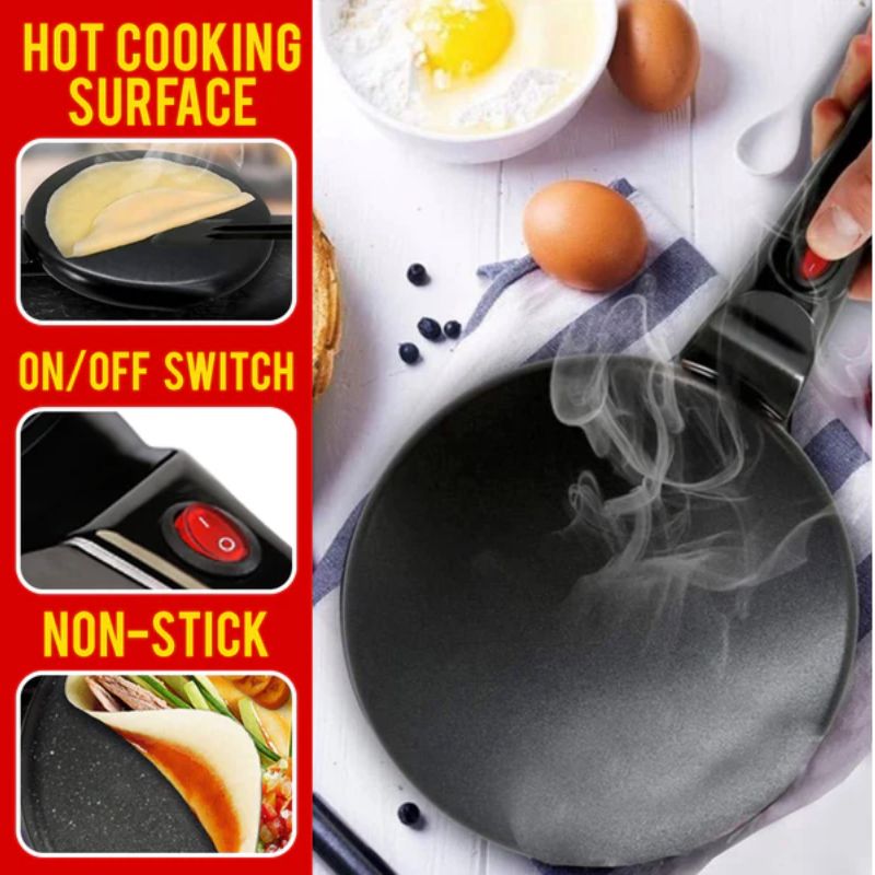 BowLift | 8-Inch Non-Stick Electric Crepe Maker