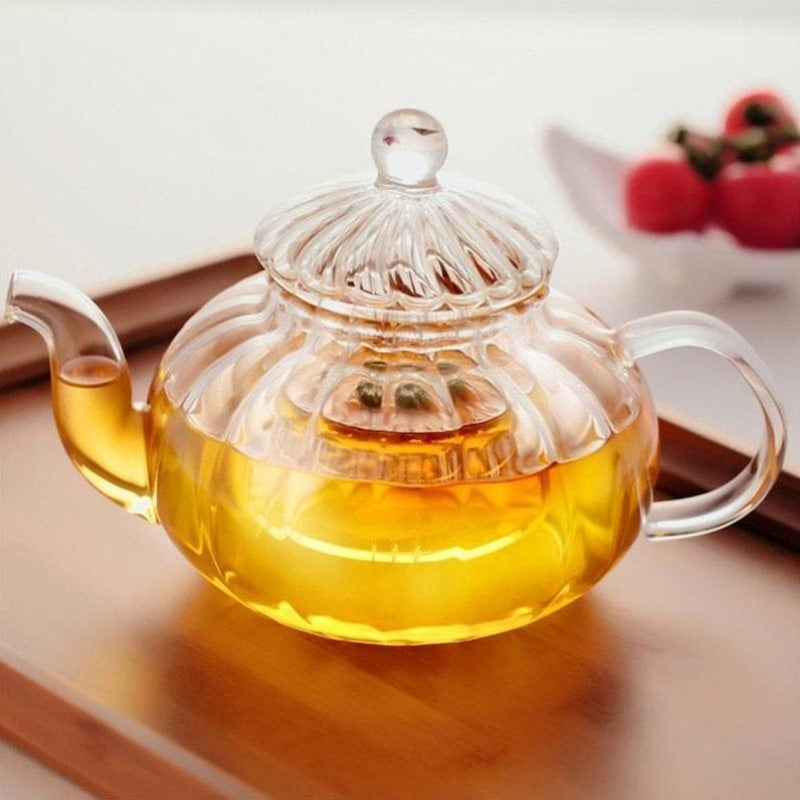 BowLift | Crystal Clear Glass Teapot Set