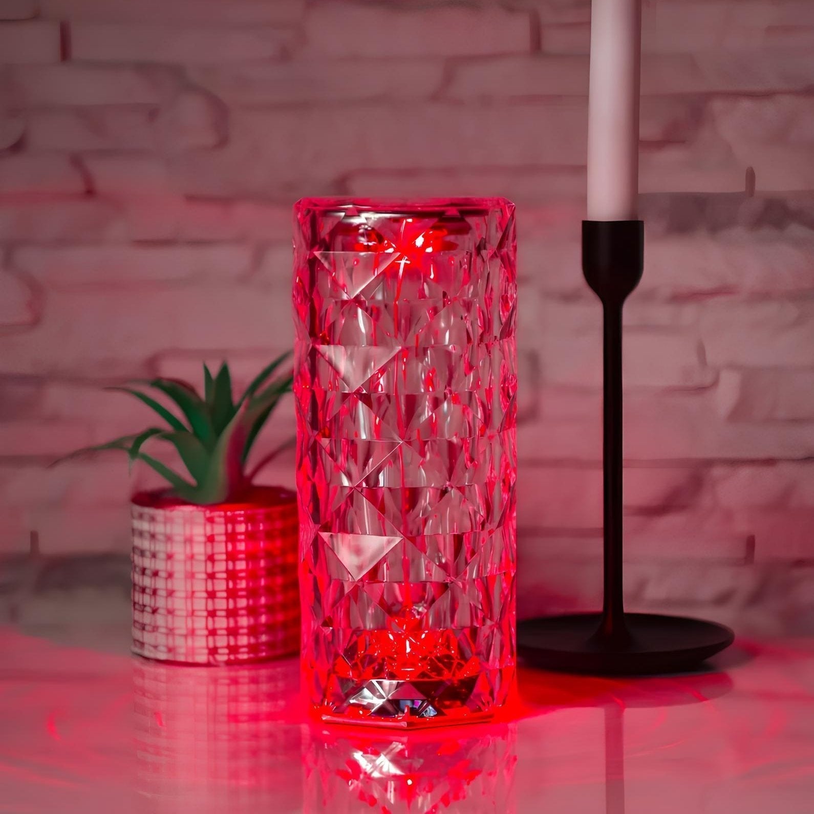 BowLift | Crystal Table Lamp with Touch Control - Aurora