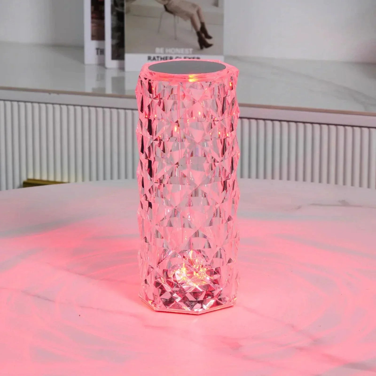 BowLift | Crystal Table Lamp with Touch Control - Aurora