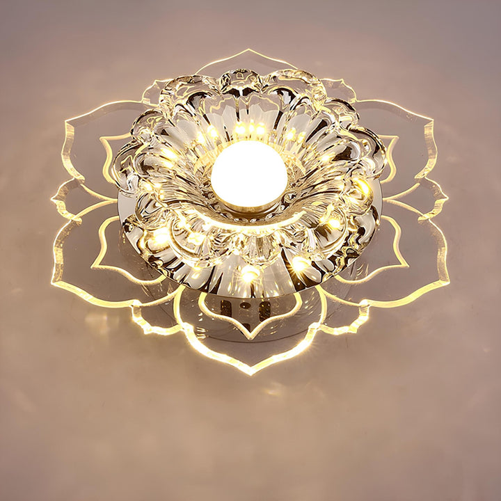 BowLift | Elegant Crystal LED Ceiling Lamp with Modern Design