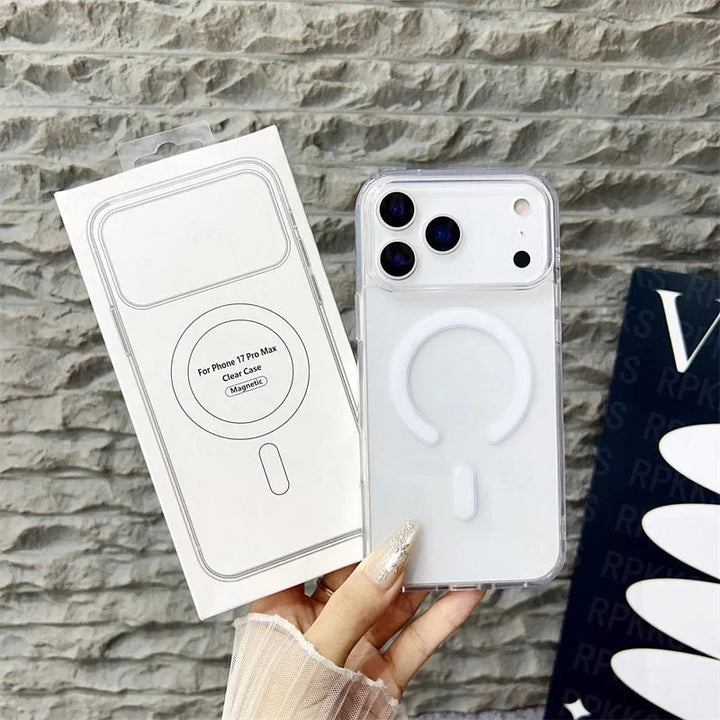 BowLift | CrystalMag – Clear MagSafe Compatible Case for iPhone 11-17 Series
