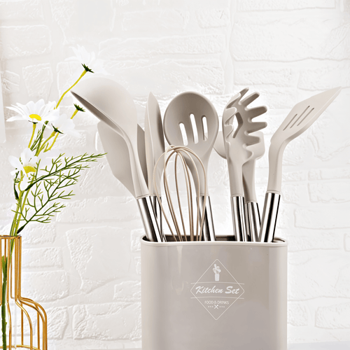 BowLift | MEALMAKER SET – 12-Piece Silicone Kitchen Utensil Collection for Non-Stick Cooking