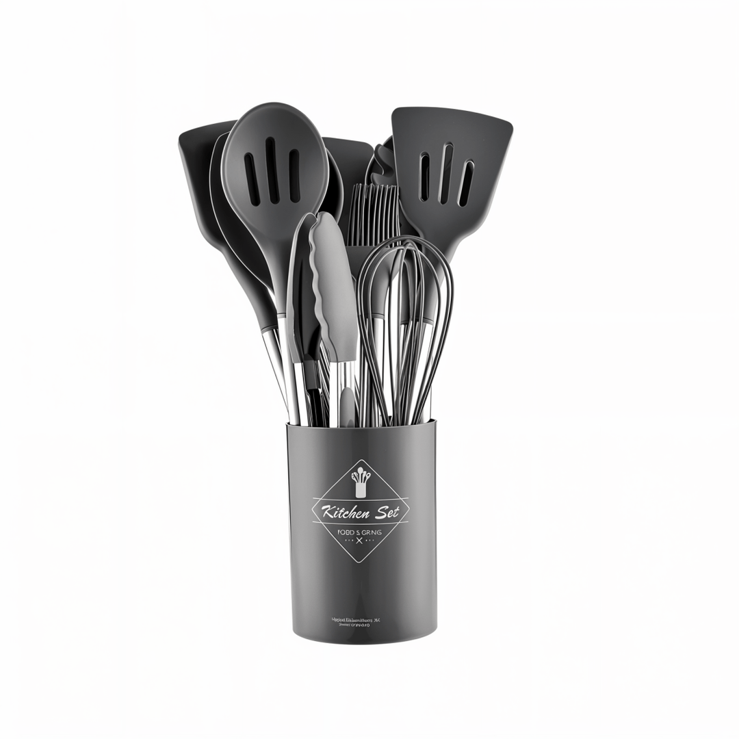 BowLift | MEALMAKER SET – 12-Piece Silicone Kitchen Utensil Collection for Non-Stick Cooking