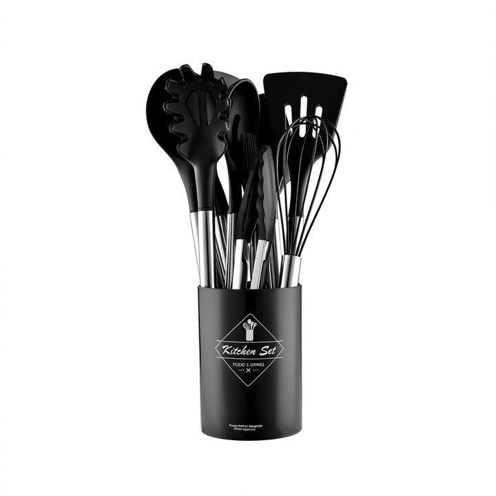 BowLift | MEALMAKER SET – 12-Piece Silicone Kitchen Utensil Collection for Non-Stick Cooking