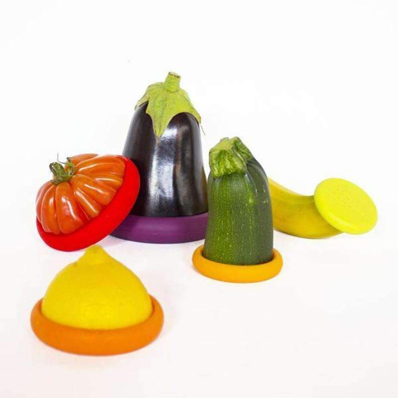BowLift | 4pcs Silicone Foodsaver - Perfectly On A Variety Of Cut Fruits And Vegetables