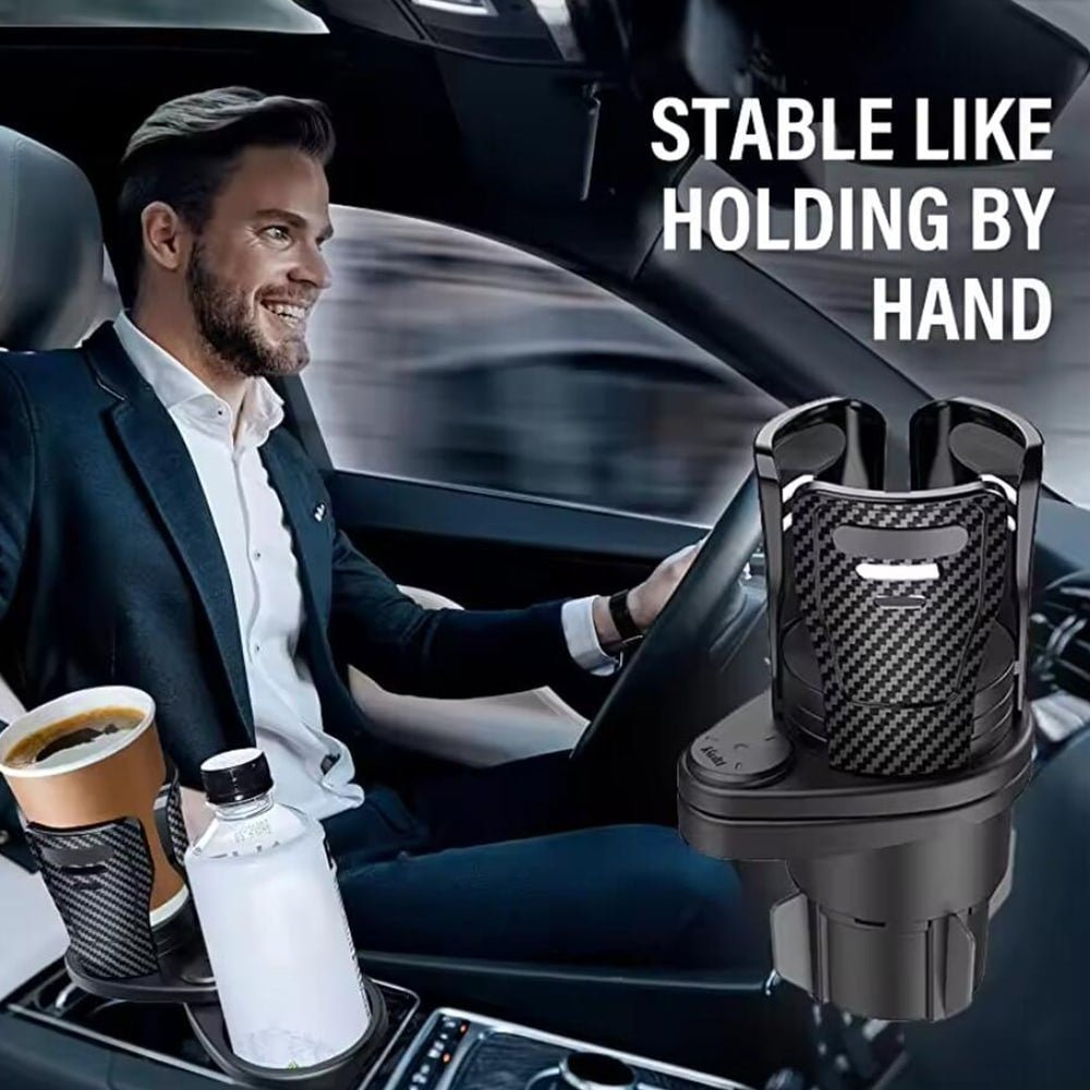 BowLift | Cupswivel – Dual Rotating Car Cup Holder for Drinks & Easy Access