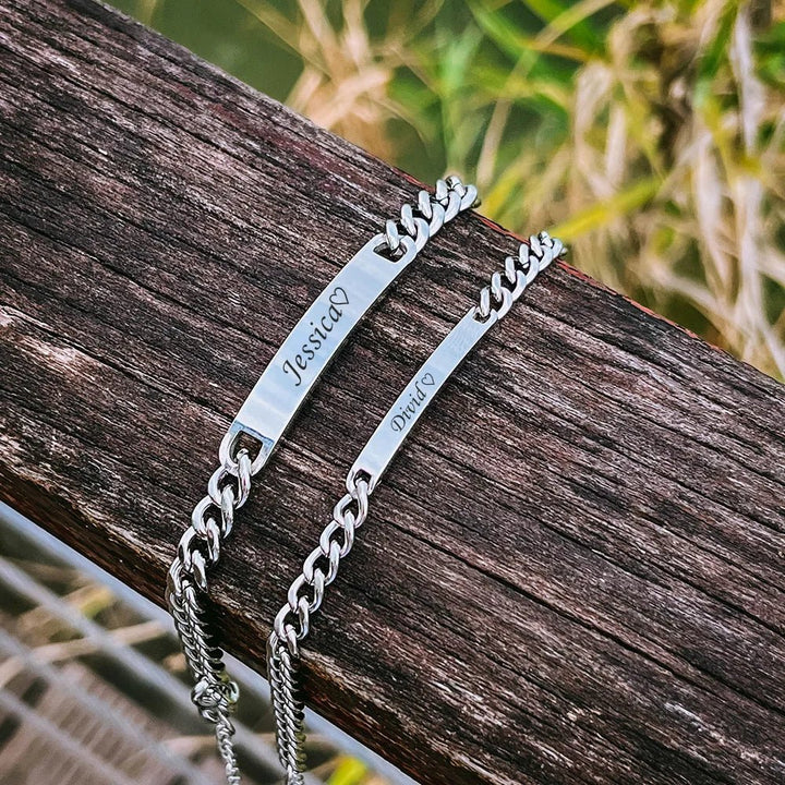 BowLift | Customized Cuban Link Name Band Bracelets