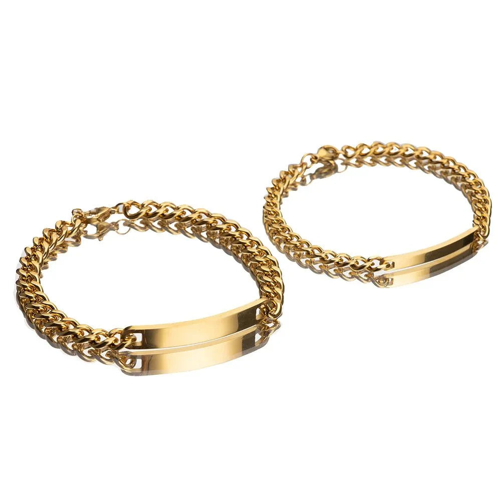 BowLift | Customized Cuban Link Name Band Bracelets