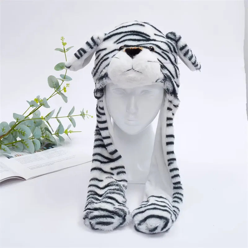 BowLift | BunnyBounce Plush Hat with Moving Ears for Kids & Adults