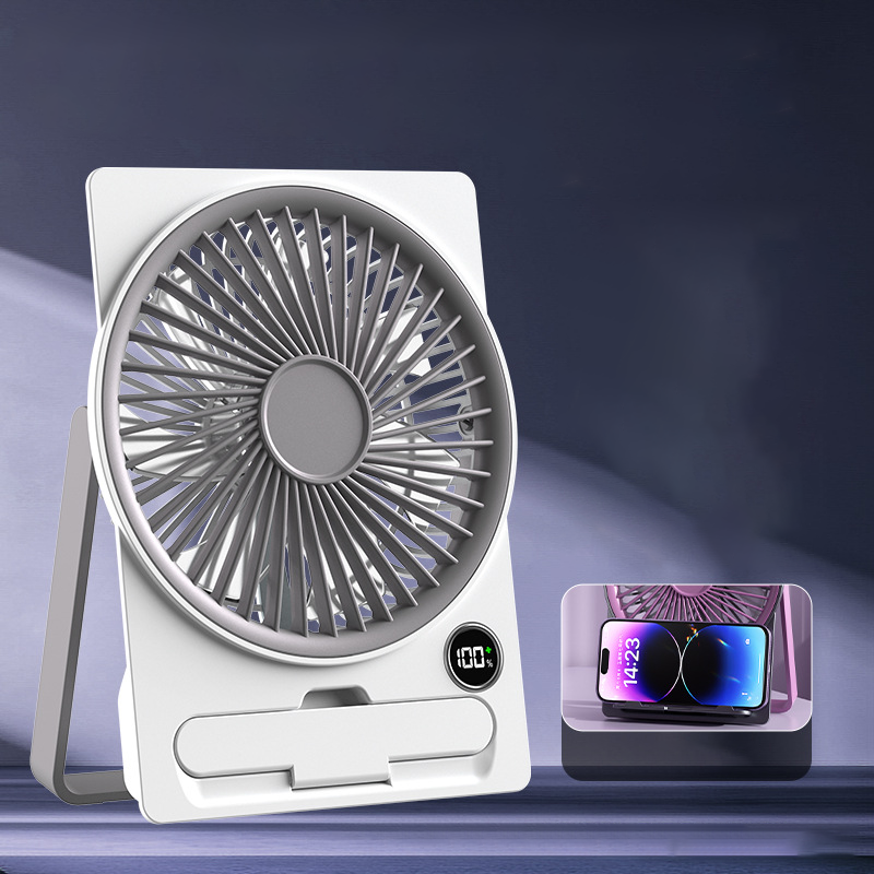 USB portable fan with battery – Quiet and rechargeable | Bowlift