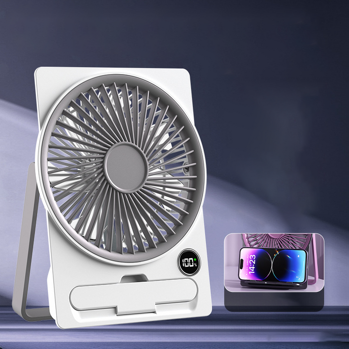 USB portable fan with battery – Quiet and rechargeable | Bowlift