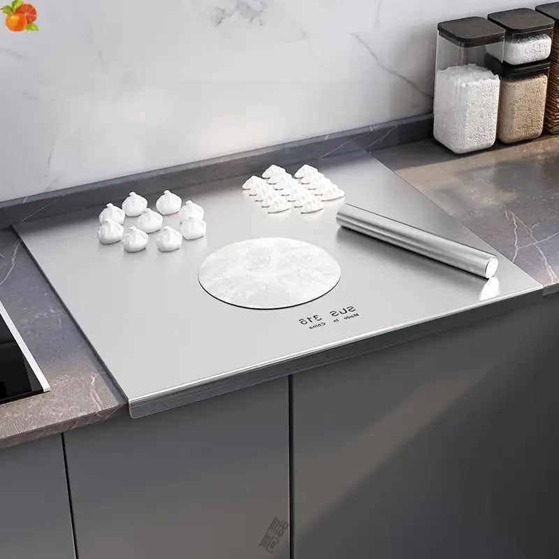 DouBowlifte-sided cutting board made of stainless steel – Non-slip & hygienic | Perfect for the kitchen | Bowlift