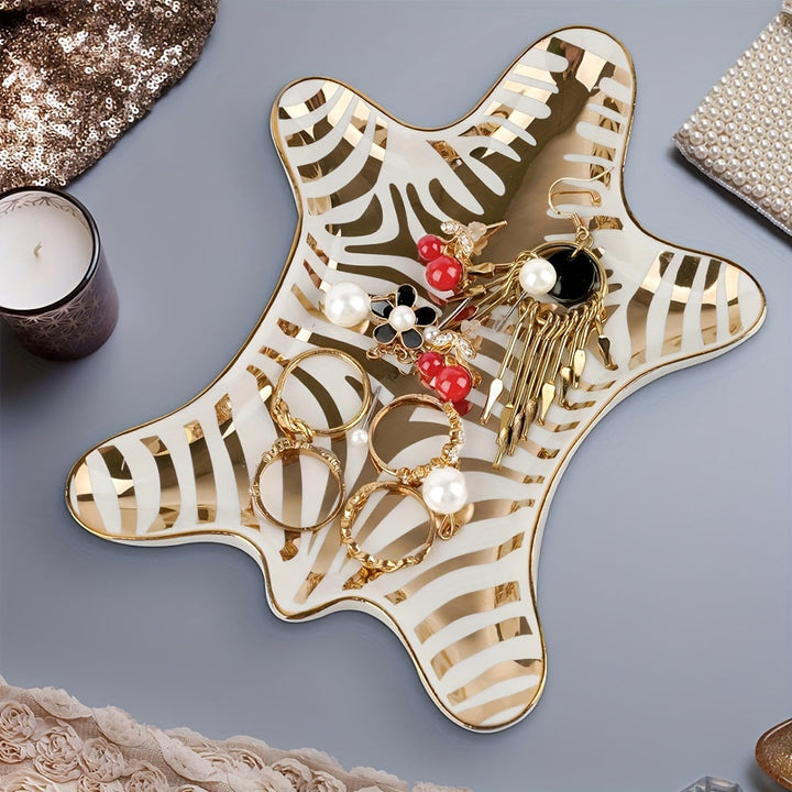 Charming CeramicDish - Elegant Ceramic Jewelry Bowl Bowlift