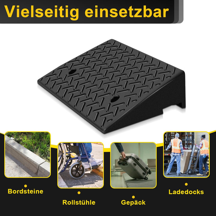 2 Piece Curb Ramp Rubber Access Ramp 3T | Bowlift