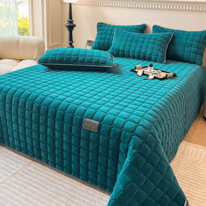 BowLift | Modern Soft Throw Blanket with Square Texture – Stylish Fluffy Bed & Sofa Cover