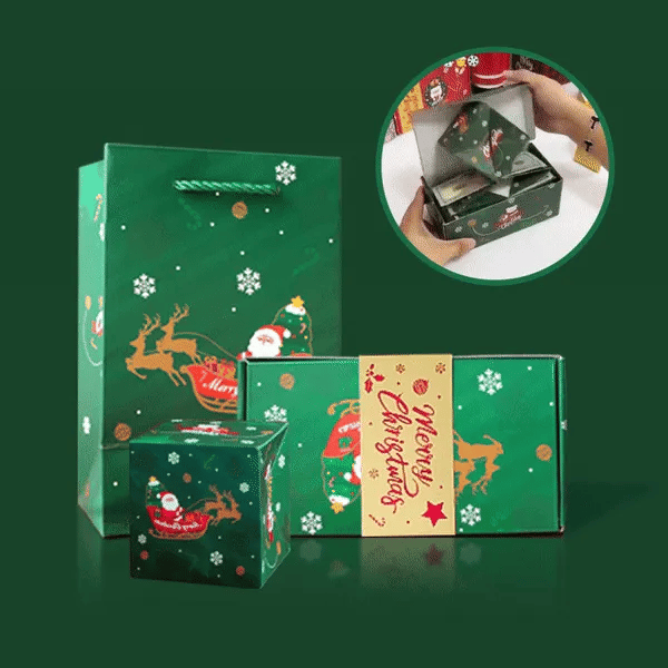 BowLift | Pop-Up Gift Box | Surprise Box with Jumping Dice | Perfect for Birthday, Wedding & Christmas