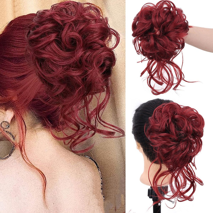 Curly Bun Hair Claw Clips Bowlift
